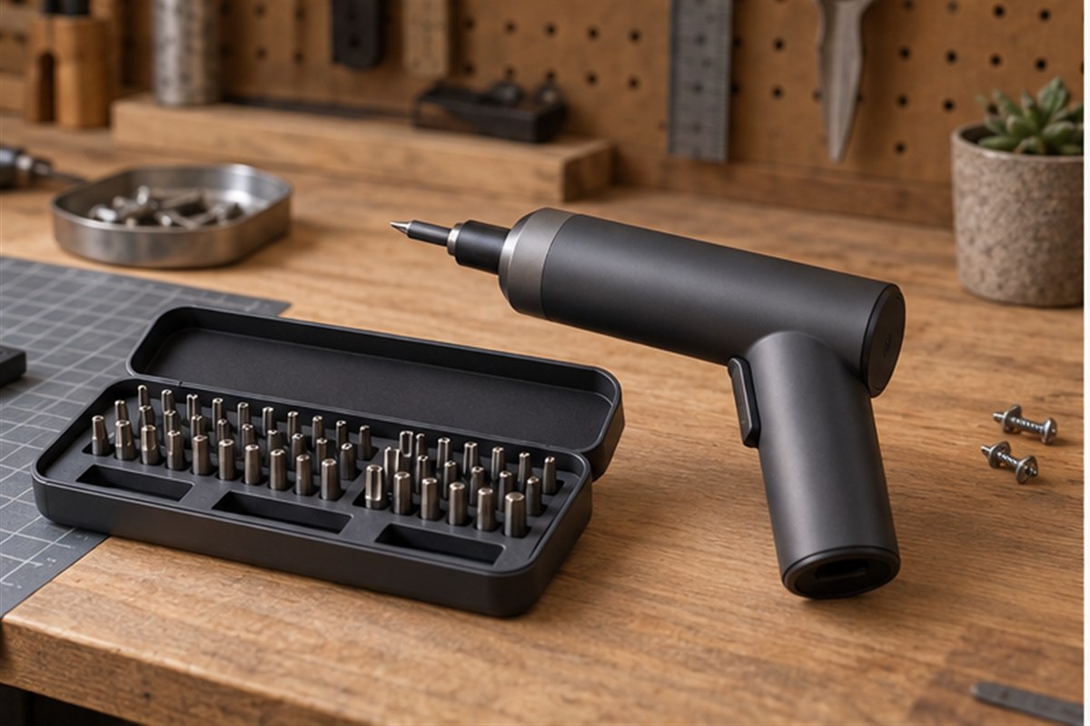 An Electric Screwdriver in a practical real-world setting