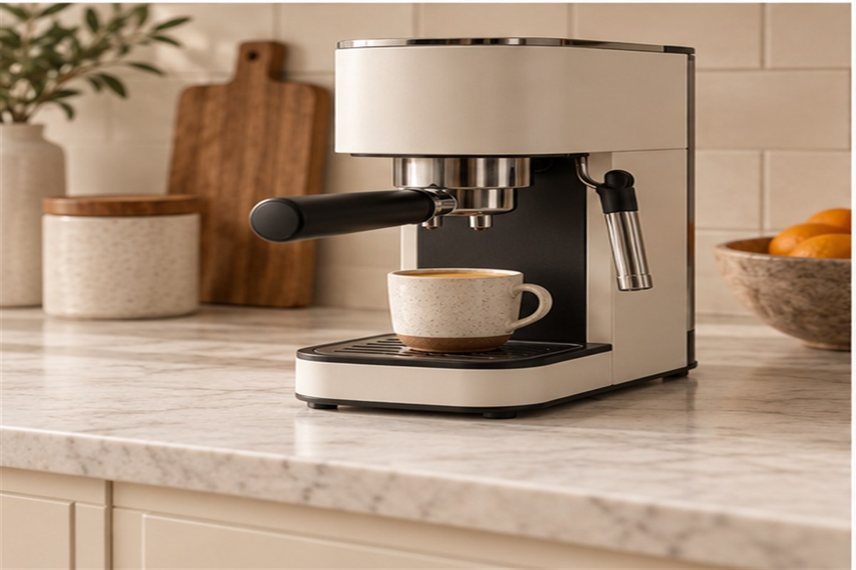 An Espresso Machine in a practical real-world setting