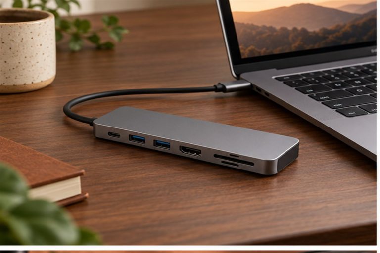 How to Choose a USB-C Hub for a Laptop Desk